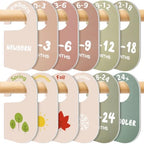 12 Pack Baby Closet Dividers, Durable-Sided Baby Size Closet Dividers by HOIGRBOMUS