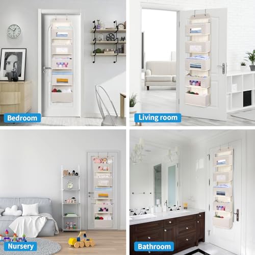 MAX Houser 5-Shelf Over The Door Hanging Organizer - Image 3