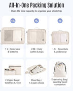 LIGHT FLIGHT 8 Set Packing Cubes - Image 6