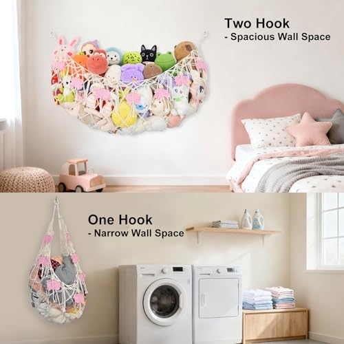 Stuffed Animal Storage Hammock, Large Stuffed Animal Net Or Hammock Wall - Image 2