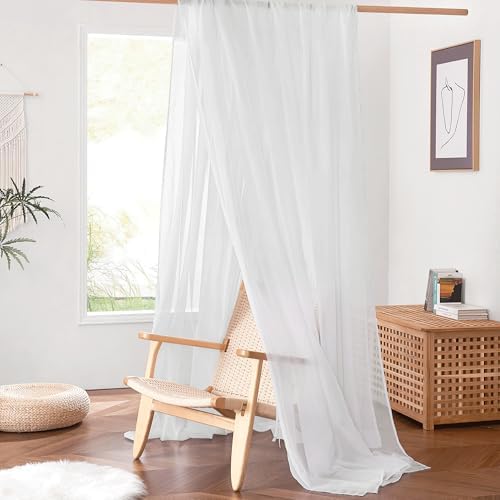 NICETOWN Off White Kids Bed Canopy - Image 7