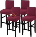 Fuloon Waterproof Barstool Covers Chair Slipcovers, 4 Pack by Fuloon