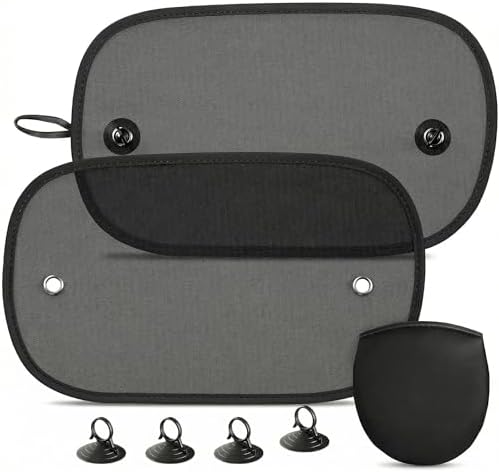 2 PCS Car Window Shades, 19.7" × 11.8" Car Windows Shade by Unknown