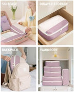Narwey 7 Set Packing Cubes for Travel Carry on Suitcase, Luggage Organizer Bags - Image 6
