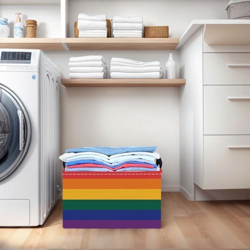 Rainbow Storage Baskets for Shelves for Classroom and Nursery Bin & Toy - Image 4