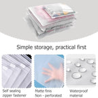 25 Pcs Plastic Travel Storage Bags, Reusable Ziplock Bags, Plastic Hospital Bag - Image 3