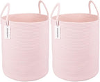 XUANGUO Cotton Rope Laundry Basket Hamper by XUANGUO