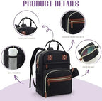 Tuwubi Diaper Bag Backpack, Baby Essentials Travel Tote Bag - Image 5