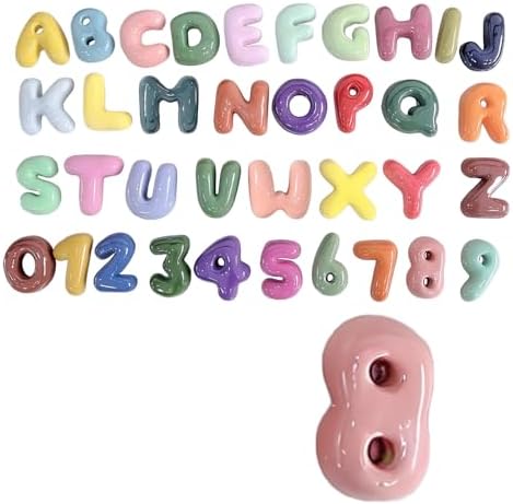 4 Inch Gypsum Letter or Number for Wall Decor, Single Alphabet or Digit for by Train2decor