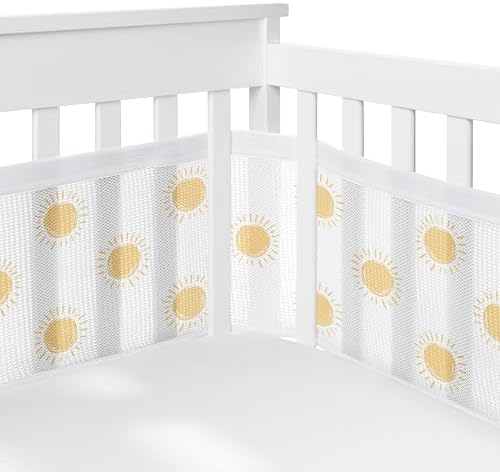 Sweet Jojo Designs + BreathableBaby 2-Piece Breathable Mesh Crib Liner Set by SweetJojoDesigns