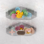 Corner Bathtub Toy Storage, Quick-Drying by Natheeph
