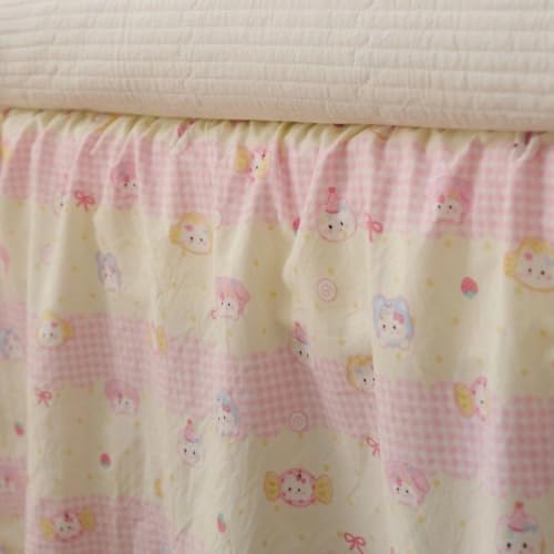 Crib Skirt Dust Ruffle, Microfiber Crib Bed Skirt - Image 3