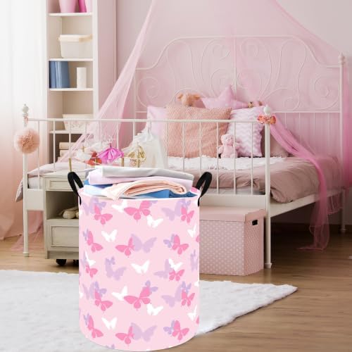 Large Laundry Basket Canvas Storage Bins Baby Nursery Hamper - Image 7