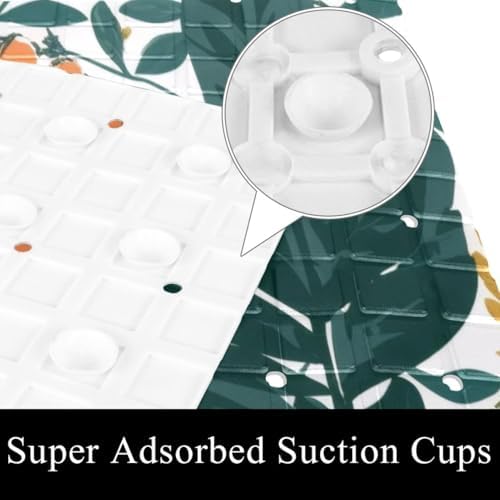 Bath Tub Shower Mat, Washable Bathtub Floor Mats, Suction Cups and Drain Holes - Image 3
