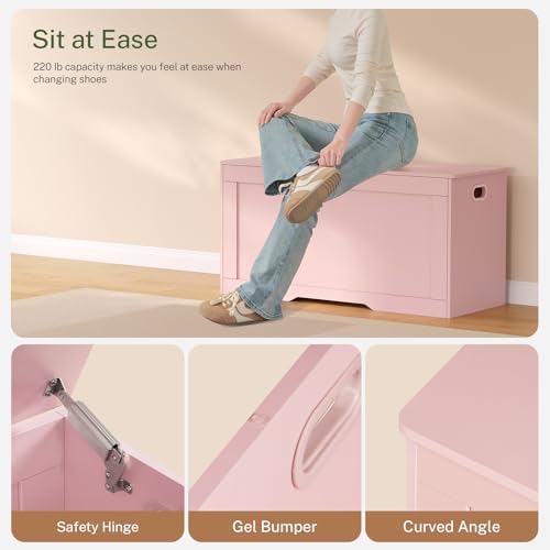 usikey 39.4” Storage Chest, Toy Box - Image 6