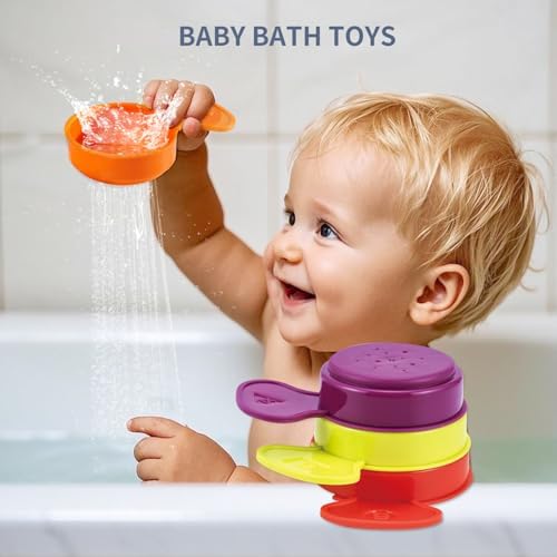 Baby Bath Toys for Kids, Spoons & Sensory Silicone Bath Toys, Bathtub Water - Image 4