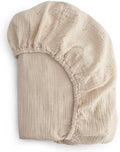 mushie Extra Soft Muslin Fitted Crib Sheet | 192 Thread Count | 28"x 52" by mushie