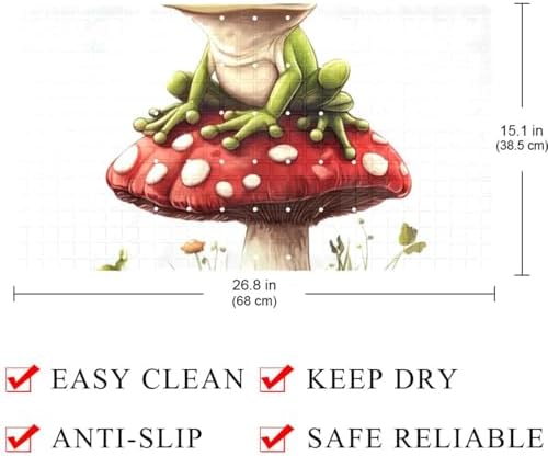 Bath Tub Shower Mat, Washable Bathtub Floor Mats, Suction Cups and Drain Holes - Image 4