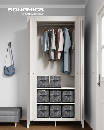 SONGMICS Storage Cubes, 11-Inch Foldable Closet Organizers - Image 2
