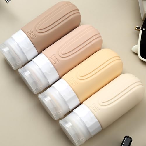 Mrsdry Travel Bottles for Toiletries, Tsa Approved 2oz Travel size Bottles - Image 6