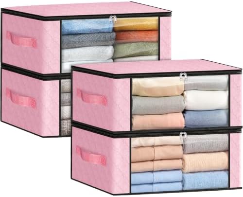 Fab totes 35L Closet Organizers, Foldable Under Bed Storage Containers by Fabtotes