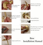 Brass Curtain Holdbacks Gold Curtain Tieback Curtain Holders Backs Wall Hooks - Image 5