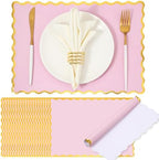 Foldtier 150 Pcs Disposable Paper Placemats Bulk 10"x14" by FoldTier