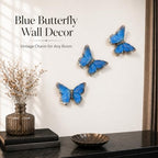 GUSFREUD 3D Butterfly Wall Decor Set – Resin Wall Decor - Image 2