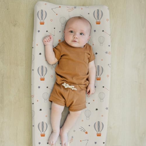 BROLEX Changing Pad Covers for Baby: Boy Girls Ultra Stretchy Soft 2 Pack - Image 3