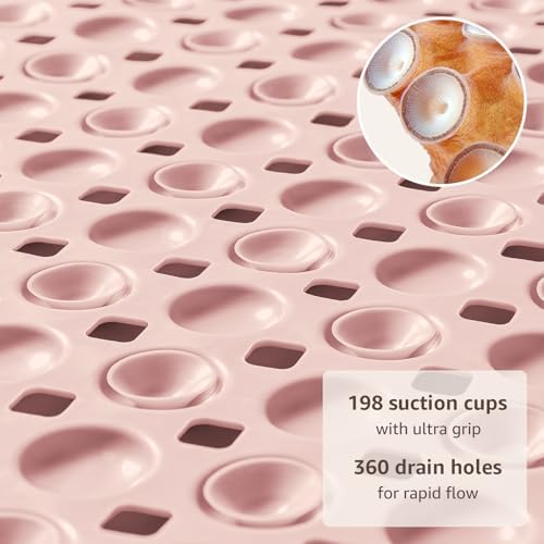 OTHWAY Bath Tub Shower Mat Non Slip, Bathtub Floor Liner Mats - Image 3