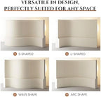 Paper Foldable Paper Room Divider Wall, Adjustable Privacy Screen, Lightweight - Image 6