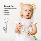 10pk Organic Baby Bandana Bibs for Drooling and Teething - Image 5