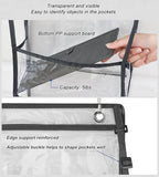 Over Door Organizer Hanging Storage 5 Shelf Clear Pockets Pantry Closet - Image 3