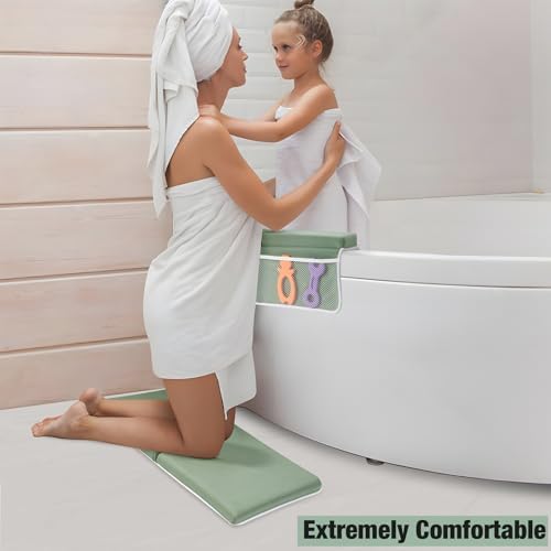PandaEar Baby Bath Kneeler & Elbow Rest Pad, Comfortable Non-Slip Kneeling Mat - Image 2