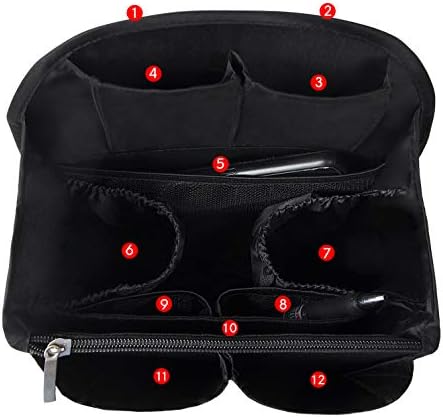 Vercord Backpack Organizer Insert Liner Hanging Travel Bag in Bag - Image 4
