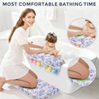 Bath Kneeler and Elbow Rest Pad Set, 1.5” Thick Bathtub Kneeling Mat - Image 2