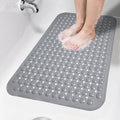 Non Slip Bathtub Mat Bath Shower Mat Gray 17"x30" Standard Size by NaolotureHome