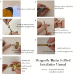 Brass Curtain Holdbacks Gold Curtain Tieback Curtain Holders Backs Wall Hooks - Image 3