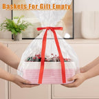 OIAHOMY 4 Pack Storage Baskets for Organizing, Small Bins for Shelves, Cute - Image 5