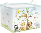 Clastyle 36L Large Safari Animal Tree Baby Basket Giraffe Lion Elephant Toy by Clastyle