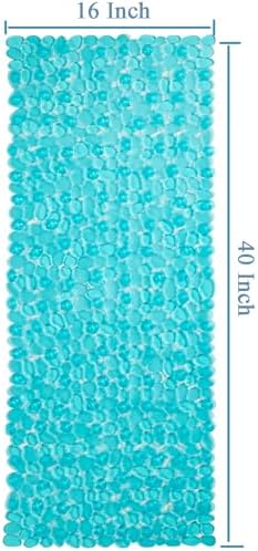 Webos Bath Shower Mat Non Slip: Extra Large Pebble Bathtub mat - Image 2