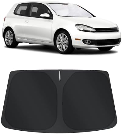 TINGLU Sun Shade for Volkswagen VW Golf/Rabbit/GTI/R32 MK6 5K 2009-2014 by TINGLU