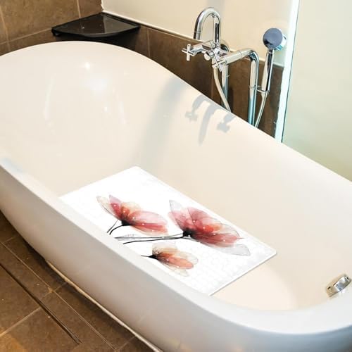 Bathtub Mat Non Slip 26.8x15.1 Inch, Machine Washable Shower Mats - Image 4