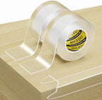 Clear Edge Protector Strip, 2 Pack x 1.57in x 3.28FT by MILEQEE
