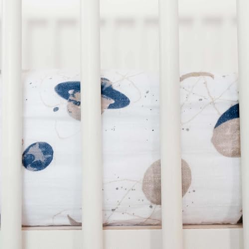 Little Unicorn Premium Crib Sheet | Breathable & Super-Soft Muslin Fabric - Image 3