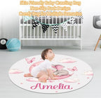 Custom Baby Girl Minky Crib Bedding Set, Elephant Bedding 3 Pcs Set - Image 5