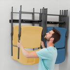 2Pack Folding Chair Storage Rack, Chair Hangers - Image 6