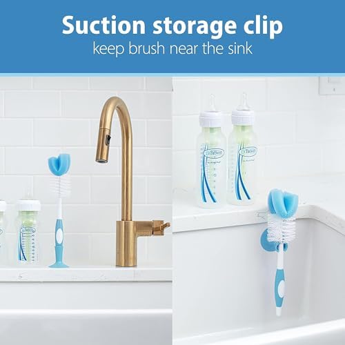 Dr. Brown's Reusable Sponge Baby Bottle Cleaning Brush Set - Image 5