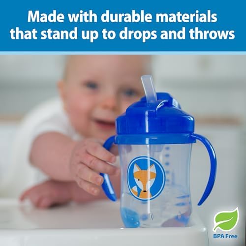 Dr. Brown's Milestones Baby's First Straw Cup, Training Cup - Image 3