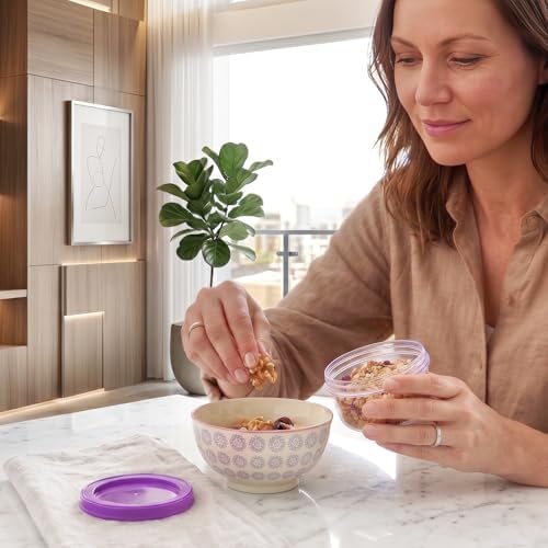 DecorRack 7 oz Food Storage Containers, Screw Lids - Image 7